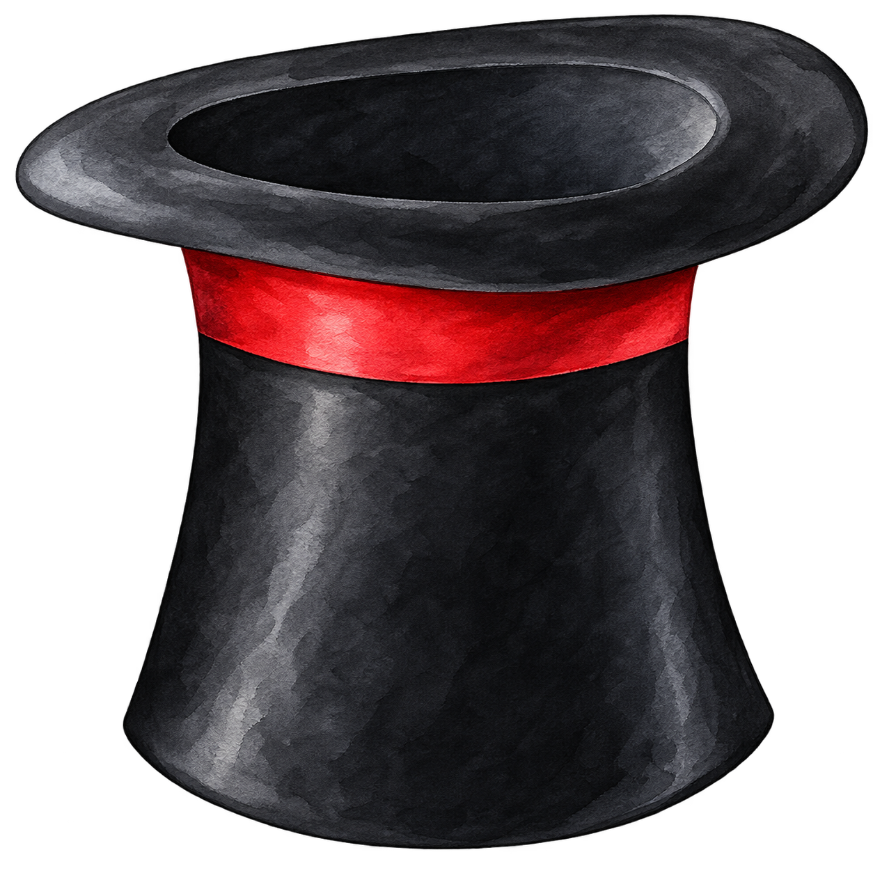Sombrero de mago elegante